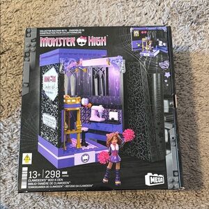 Monster High Clawdeen Book Room Playset - Purple, Black & Pink
